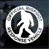 Round Bigfoot response vehicle Window Decal Sticker