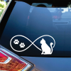 Cat Infiniy Cat Window Decal Sticker