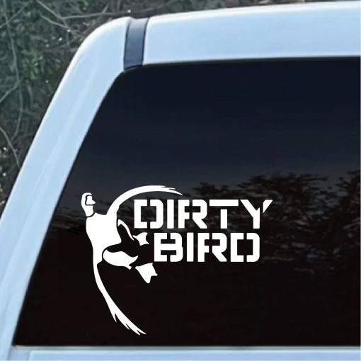 dirty bird decal sticker