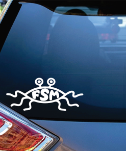 Flying Spaghetti Monster Car - Band Sticker