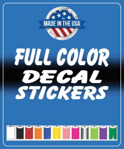 Full color Decal Stickers