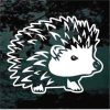 hedgehog window decal sticker for cars and trucks