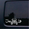 jeep life window decal sticker