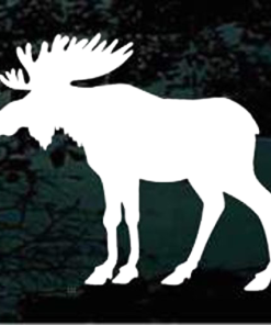moose silhouette window decal Sticker
