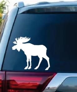 moose silhouette window decal Sticker
