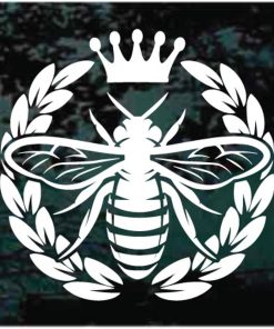 queen bee window decal sticker for cars and trucks