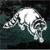 Raccoon walking decal Sticker