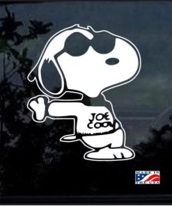 snoopy joe cool decal sticker