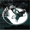 soaring eagle scene window decal sticker for cars and trucks