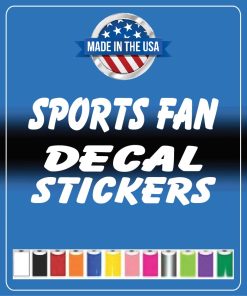 Sports Fan Decal Stickers