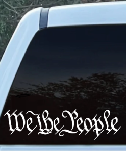 We the People Window Decal Sticker