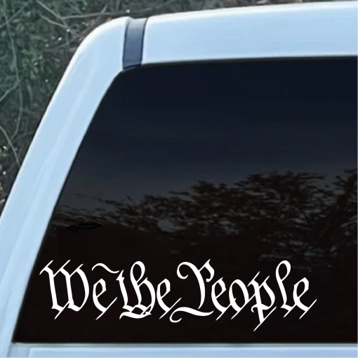 we the people decal sticker