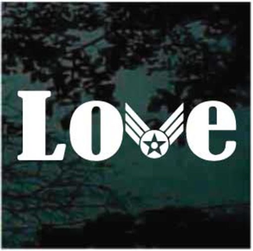 Air Force Love Decal Sticker