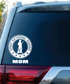 Army National Guard Mom Solder Decal Sticker