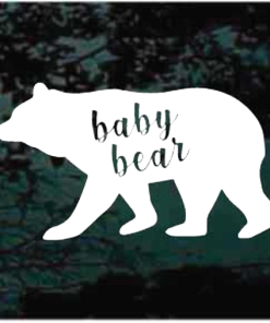 Baby Bear Decal Sticker