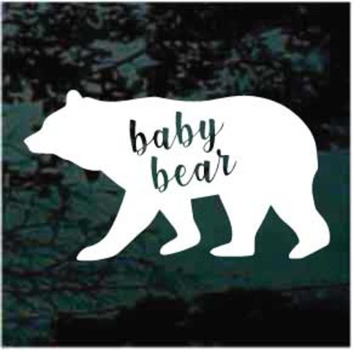 Baby Bear Decal Sticker