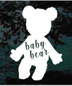 Baby Bear Teddy Bear Decal Sticker