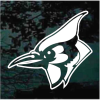 Blue Jay Head Bird Decal Sticker