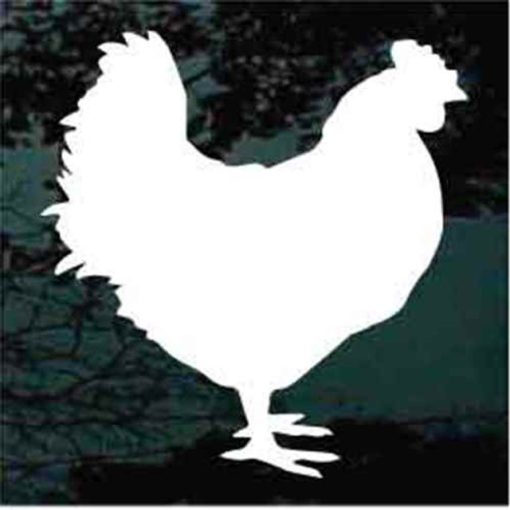 Chicken Silhouette Decal Sticker