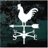 Chicken Weathervane Decal Sticker