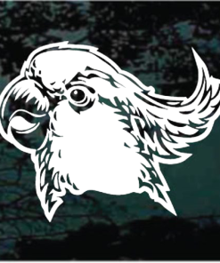Cockatoo Head Bird Decal Sticker