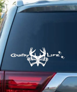 Country Life Bow Hunter Decal Sticker