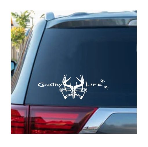 Country Life Bow Hunter Decal Sticker