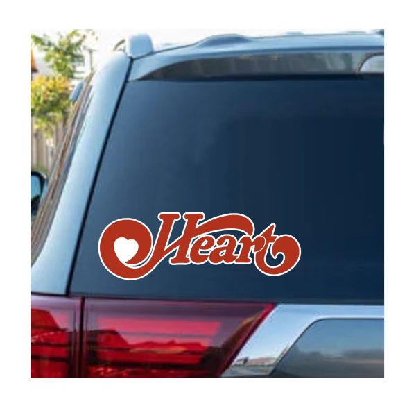 Heart Band Decal sticker