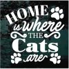 Home is Where The Cats Are Decal Sticker