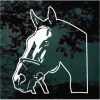 Horse Head Outline Decal Sticker