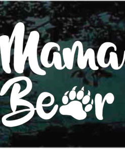 Mama Bear Paw Decal Sticker