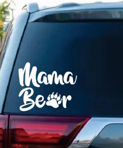 Mama Bear Paw Decal Sticker