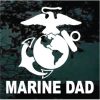 Marine Dad EGA Decal Sticker