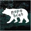 Papa Bear Decal Sticker