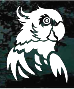 Parrot Head Decal Sticker