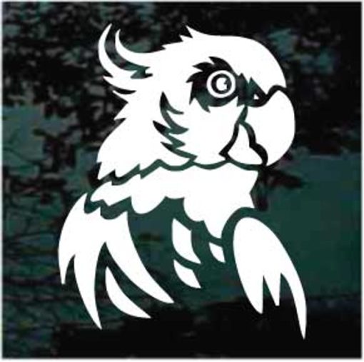 Parrot Head Decal Sticker