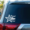 Proud Army Dad Star Decal Sticker