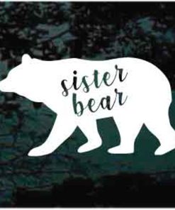 Sister Bear Decal Sticker