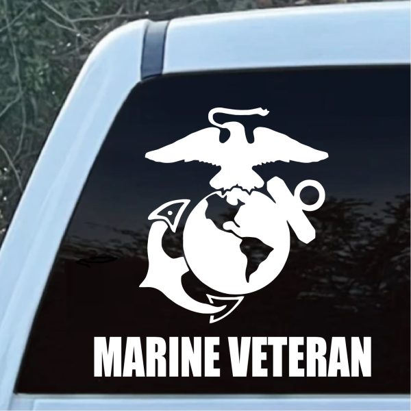 USMC Marines Veteran EGA Sticker
