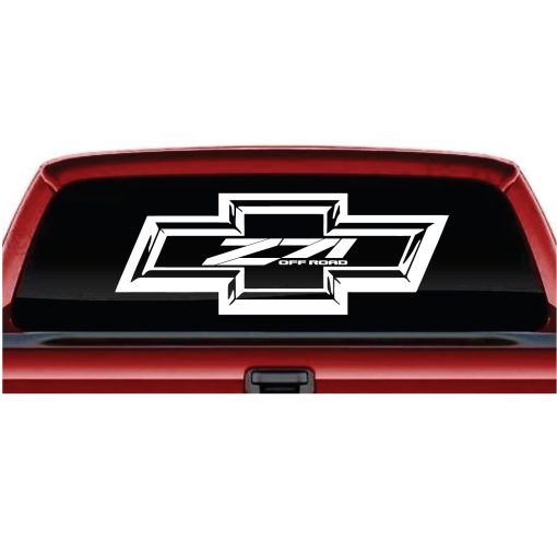 Chevy Bowtie Z-71 Offrroad 3d Chisel Look Decal Sticker