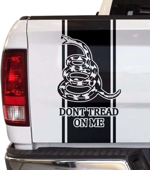 Dont tread on me Snake Tailgate Stripe