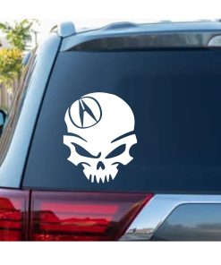 Acura Skull Window Decal Sticker