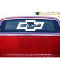 Chevy El Camino Bowtie Decal Sticker