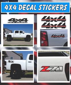 4x4 Decal Stickers