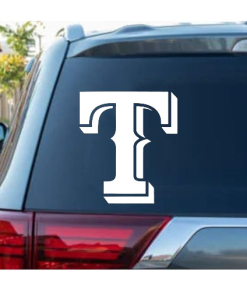 Texas Rangers MLB T Logo Decal Sticker