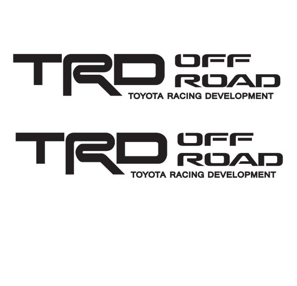 Toyota TRD Off Road No Accent Bedside Decal Sticker