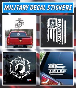 military decal stickers
