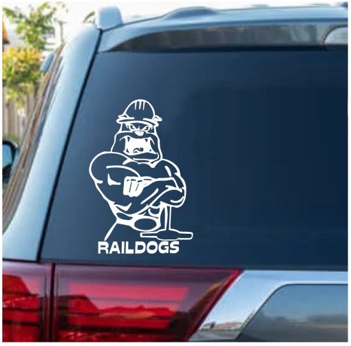 Raildogs Window Decal Sticker
