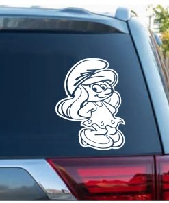 Smurfette Cartoon Decal Sticker