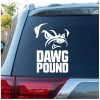 Cleveland Browns Dog Pound Decal Sticker with Words